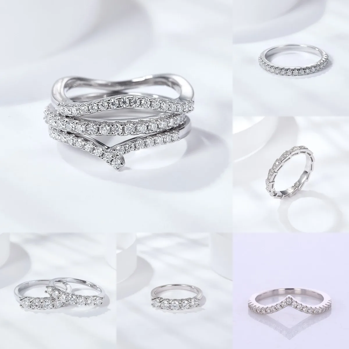 Женское кольцо из серебра 925 пробы, с муассанитом
Женское кольцо из серебра 925 пробы, с муассанитом