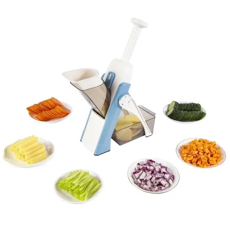 Five in one Multislicer Manual Kitchen Grater for Vegetable Cutter Manual Food Chopper Dicer Fruit,French Fry,Kitchen Accesso
Five in one Multislicer Manual Kitchen Grater for Vegetable Cutter Manual Food Chopper Dicer Fruit,French Fry,Kitchen Accesso