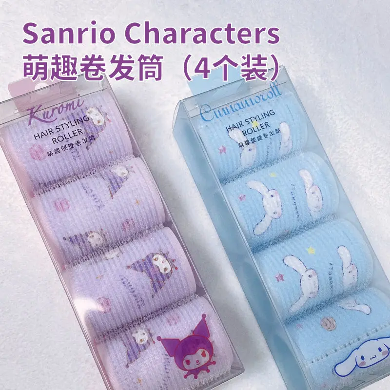 4Pcs Sanriod Kawaii Curling Roller Kuromi Cinnamoroll My Melody Curling Artifact Beauty Curling Bangs Hairdresser Gift for Girls
4Pcs Sanriod Kawaii Curling Roller Kuromi Cinnamoroll My Melody Curling Artifact Beauty Curling Bangs Hairdresser Gift for Girls