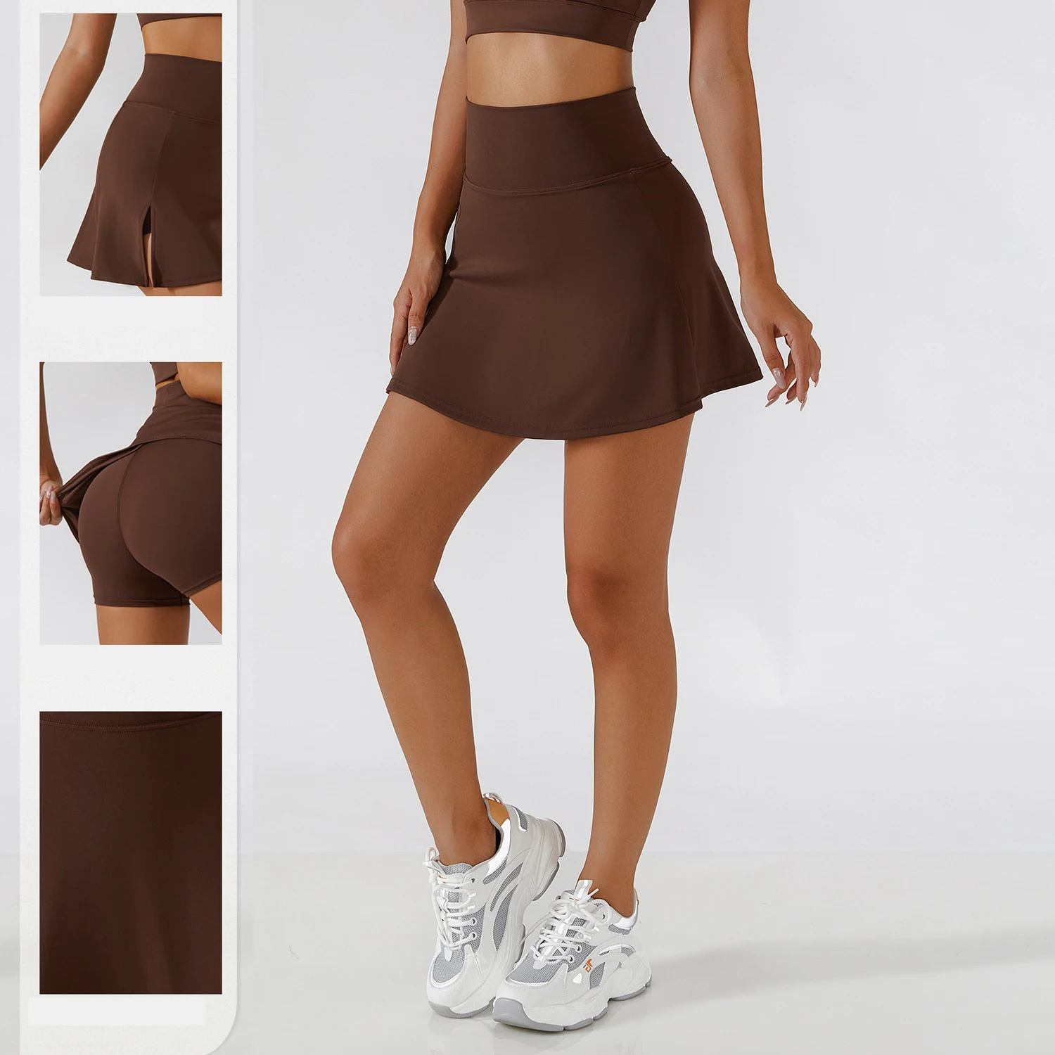 With Logo Yoga Skirt Summer New Slim Breathable High Waist Running Culottes Women's Gym Sports Shorts Tennis Baseball Skirt
With Logo Yoga Skirt Summer New Slim Breathable High Waist Running Culottes Women's Gym Sports Shorts Tennis Baseball Skirt