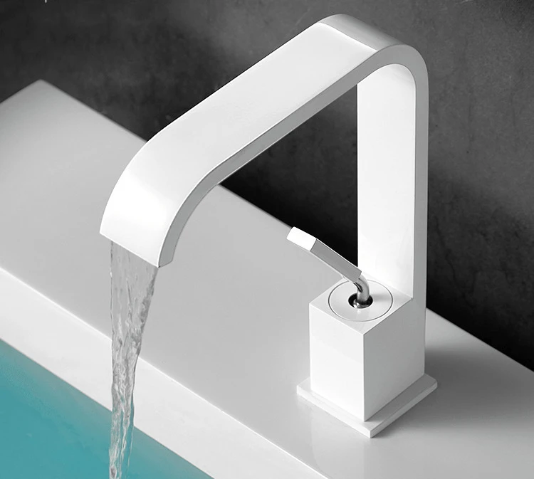 Bathroom Washbasin Faucet Bathroom Cabinet Basin White Hot and Cold Copper Waterfall Wash Basin Table Basin
Bathroom Washbasin Faucet Bathroom Cabinet Basin White Hot and Cold Copper Waterfall Wash Basin Table Basin