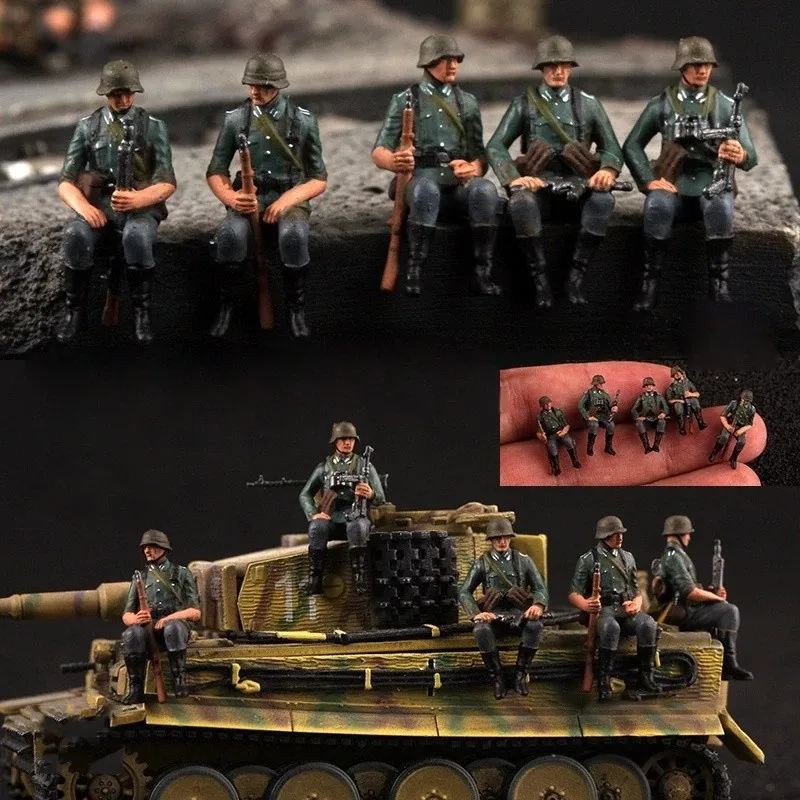 1/72 Scale Model 6pcs German Armored Vehicle Soldiers Action Figures Toys DIY Scene Accessory Dolls Ornament Collection Gifts
1/72 Scale Model 6pcs German Armored Vehicle Soldiers Action Figures Toys DIY Scene Accessory Dolls Ornament Collection Gifts