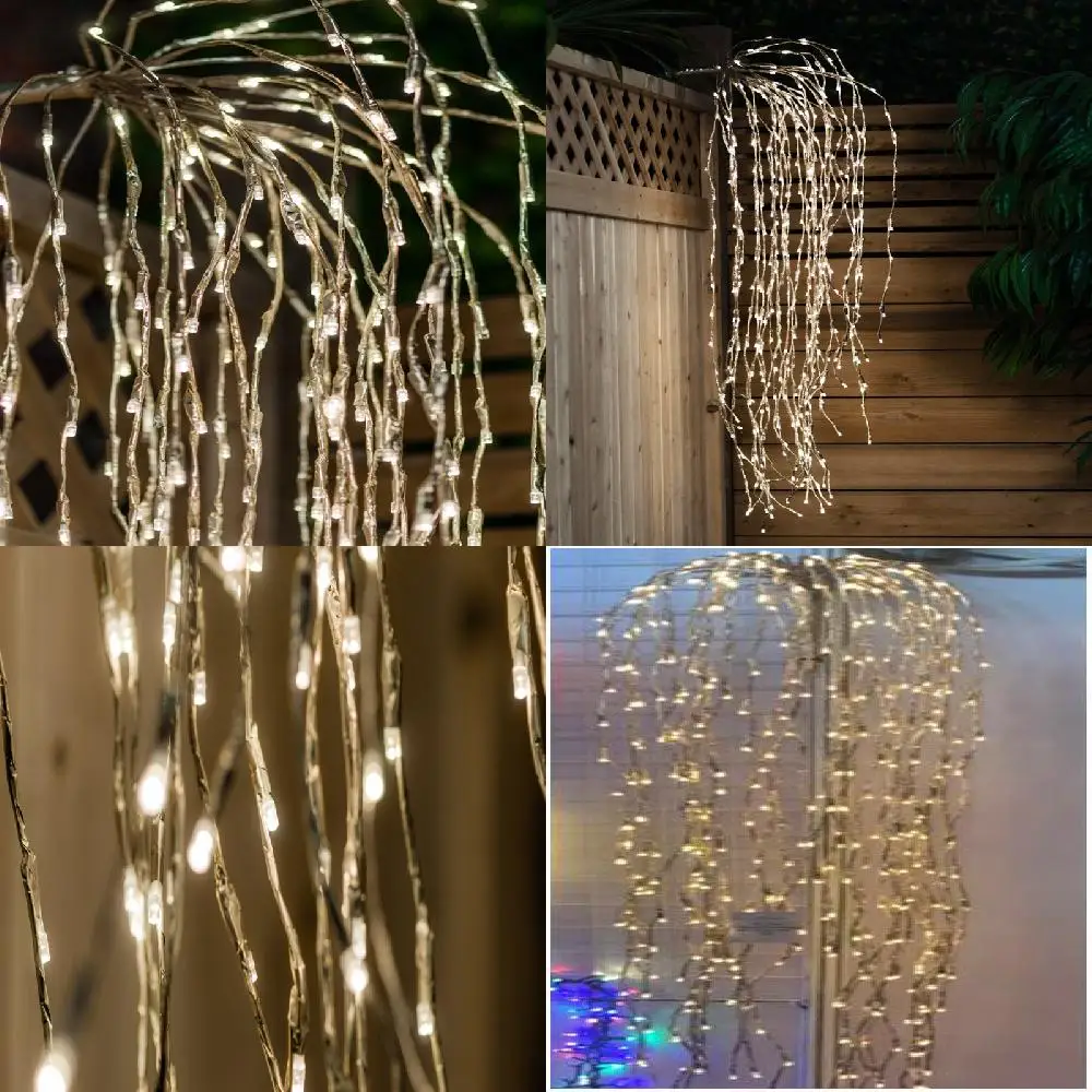 iton. Stunning Waterproof Outdoor 440LED Waterproof Fairy Willow Branches String Lights Illuminaiton for Wonderful Decoration.
iton. Stunning Waterproof Outdoor 440LED Waterproof Fairy Willow Branches String Lights Illuminaiton for Wonderful Decoration.