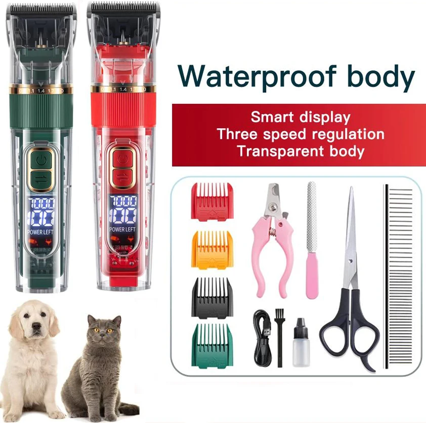 Professional Dog Clipper Dog Hair Clippers Pet Hair Trimmer Grooming Kit (Pet/Cat/Dog/Rabbit) Haircut Cat Electric Shaver Set
Professional Dog Clipper Dog Hair Clippers Pet Hair Trimmer Grooming Kit (Pet/Cat/Dog/Rabbit) Haircut Cat Electric Shaver Set