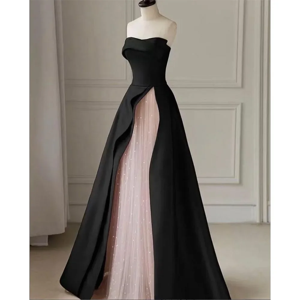 Элегантное платье-трапеция для выпускного вечера с жемчугом, модное платье без бретелек, без рукавов, с рюшами, до пола, платье для выпускного вечера, вечерние наряды 2023
Элегантное платье-трапеция для выпускного вечера с жемчугом, модное платье без бретелек, без рукавов, с рюшами, до пола, платье для выпускного вечера, вечерние наряды 2023