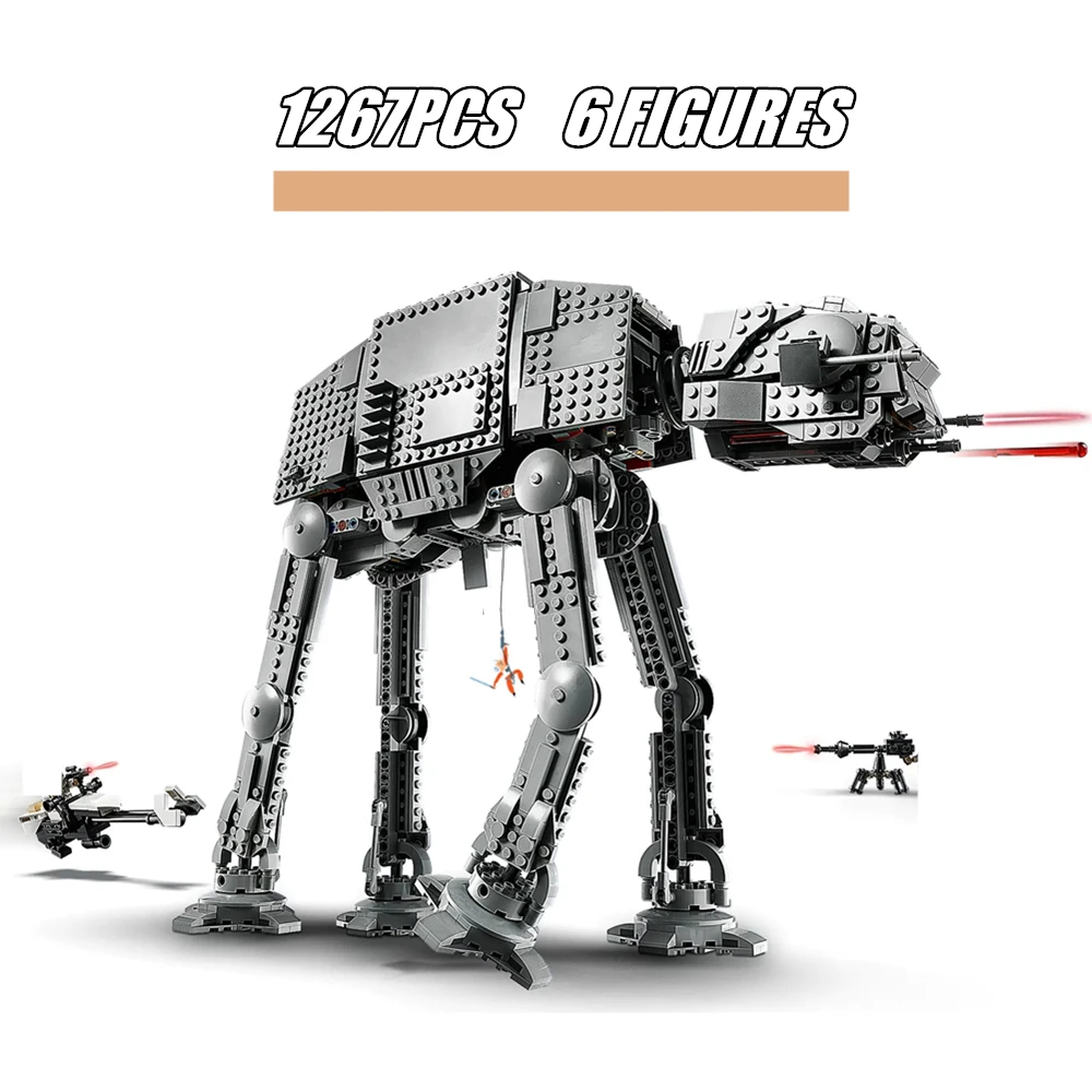 Disney 1267PCS 6 FIGURES Stars Walkers Space Wars AT-AT Walker Skywalker Fit 75288 Model Building Blocks Bricks Toy Kid Gift
Disney 1267PCS 6 FIGURES Stars Walkers Space Wars AT-AT Walker Skywalker Fit 75288 Model Building Blocks Bricks Toy Kid Gift