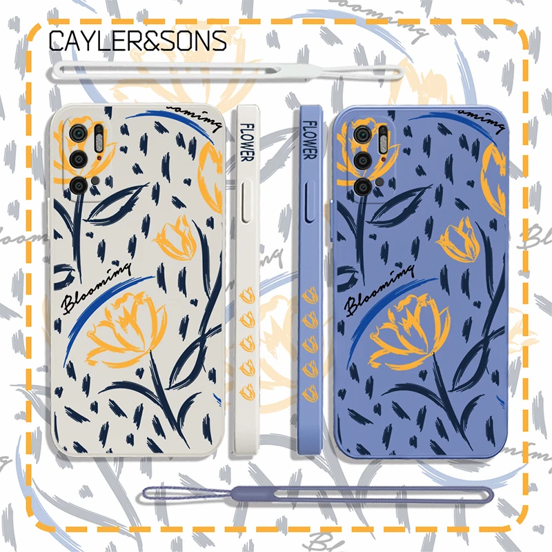 Warm Simple Flower Phone Case For Xiaomi Poco C31 X4 M4 F3 X3 NFC M3 M2 X2 Pro 4G 5G GT Liquid Silicone Cover with Strap
Warm Simple Flower Phone Case For Xiaomi Poco C31 X4 M4 F3 X3 NFC M3 M2 X2 Pro 4G 5G GT Liquid Silicone Cover with Strap