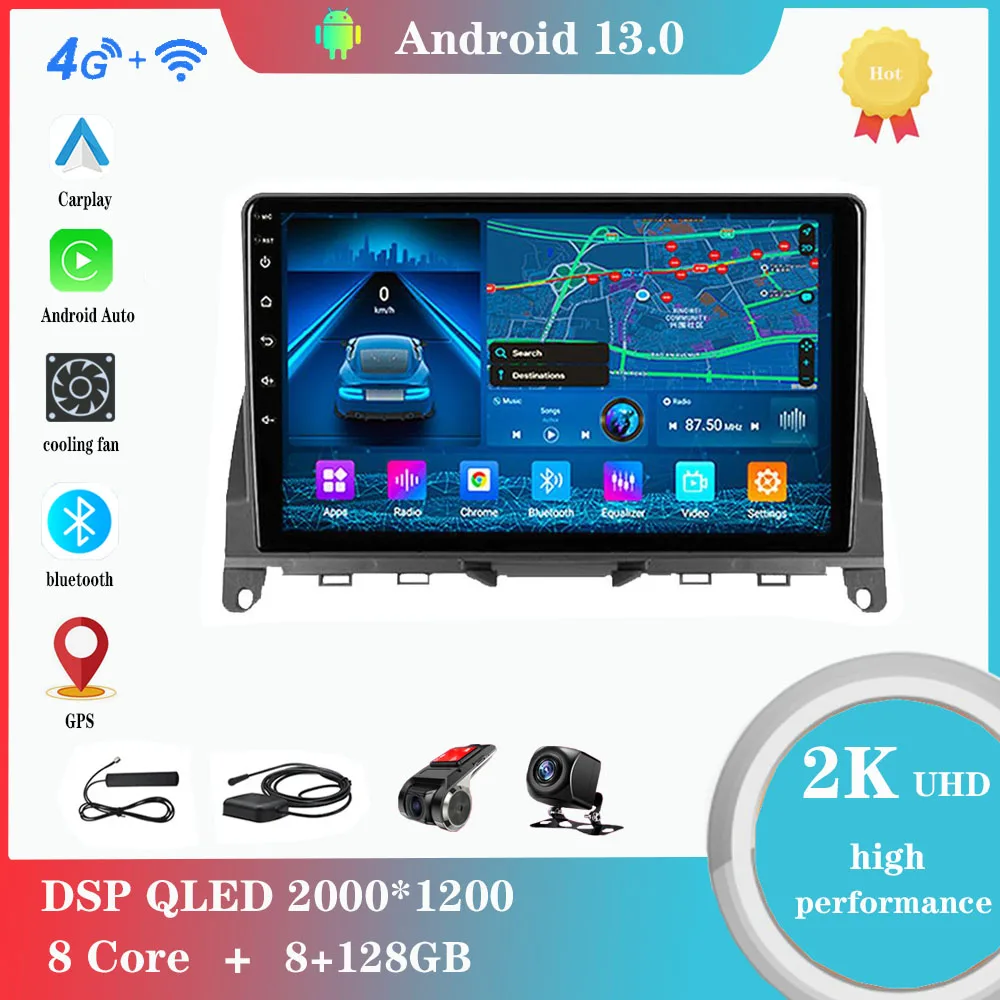Android 12.0 For Mercedes Benz Clase C 3 W204 S204 2006-2011 Multimedia Player Auto Radio GPS Carplay 4G WiFi Bluetooth
Android 12.0 For Mercedes Benz Clase C 3 W204 S204 2006-2011 Multimedia Player Auto Radio GPS Carplay 4G WiFi Bluetooth