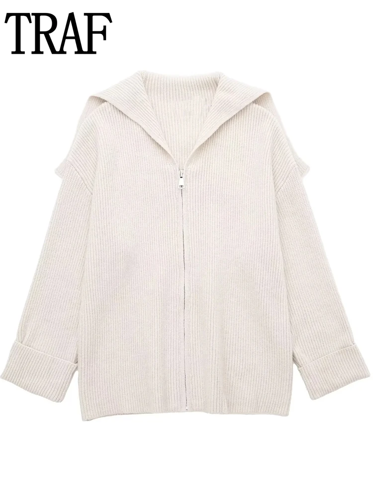 TRAF Beige Knit Cardigan Women Oversized Sweater Cardigan Woman Long Sleeve Casual Jacket Women Zip Sweater Woman Winter 2022
TRAF Beige Knit Cardigan Women Oversized Sweater Cardigan Woman Long Sleeve Casual Jacket Women Zip Sweater Woman Winter 2022