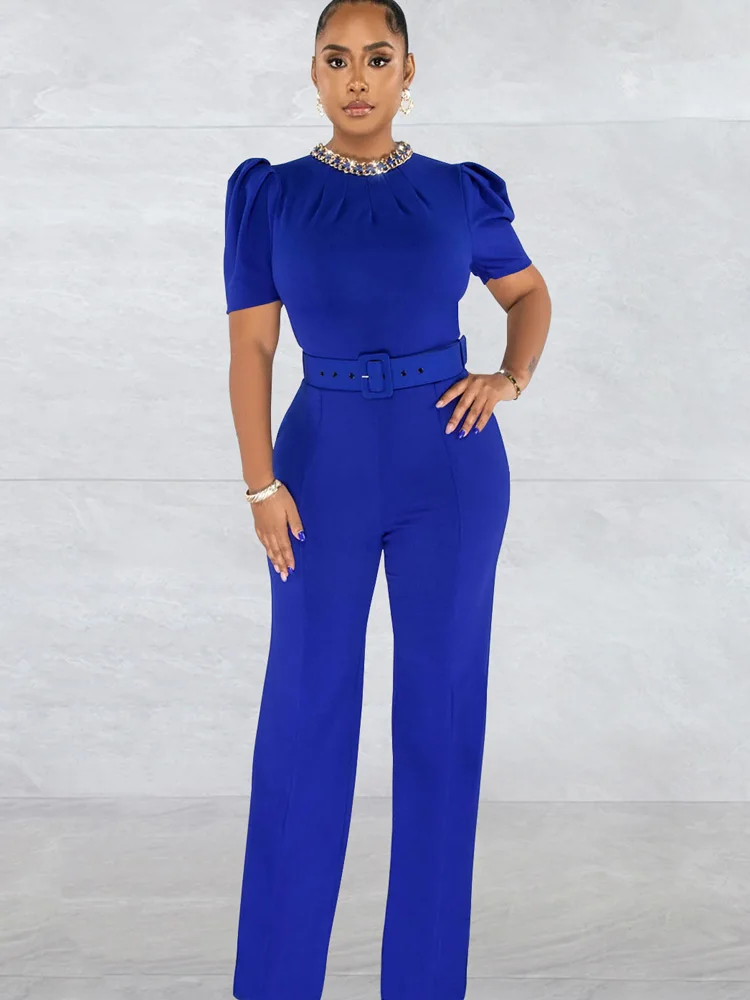 Solid Women Metal Chain Neck Belt Bodycon Jumpsuit Elegant Zipper Short Sleeve Sashes Streetsetter Slim Romper Jumpsuit
Solid Women Metal Chain Neck Belt Bodycon Jumpsuit Elegant Zipper Short Sleeve Sashes Streetsetter Slim Romper Jumpsuit