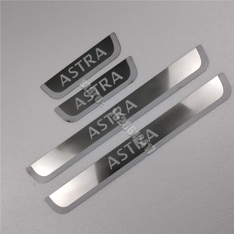 

for Opel Vauxhall Astra Door Sill Scuff Plate Kick Guard Pedal Threshold Step Protector Stainless Car-styling vu1
