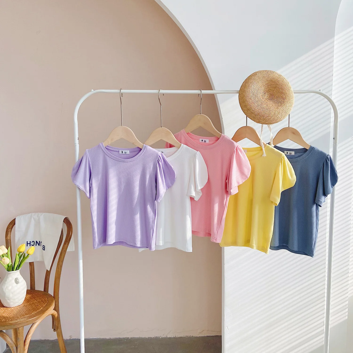 Children Lantern Sleeve T-shirts Summer Baby Girls Tops Clothes Kids Boys Short Sleeve T Shirt Outfits Toddler Cotton Solid Tees
Children Lantern Sleeve T-shirts Summer Baby Girls Tops Clothes Kids Boys Short Sleeve T Shirt Outfits Toddler Cotton Solid Tees