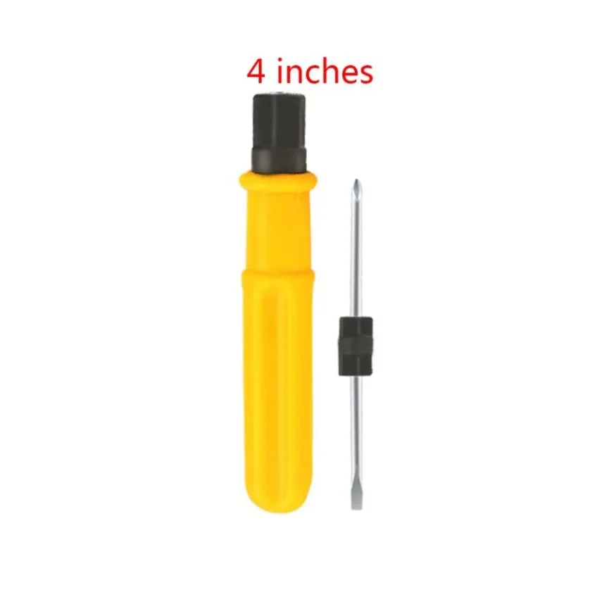 3pcs 2/3/4 Inch Screwdriver Yellow Plastic Shank Double Head Slotted/Cross Screwdrivers For Repairing Assembling Hand Tools
3pcs 2/3/4 Inch Screwdriver Yellow Plastic Shank Double Head Slotted/Cross Screwdrivers For Repairing Assembling Hand Tools