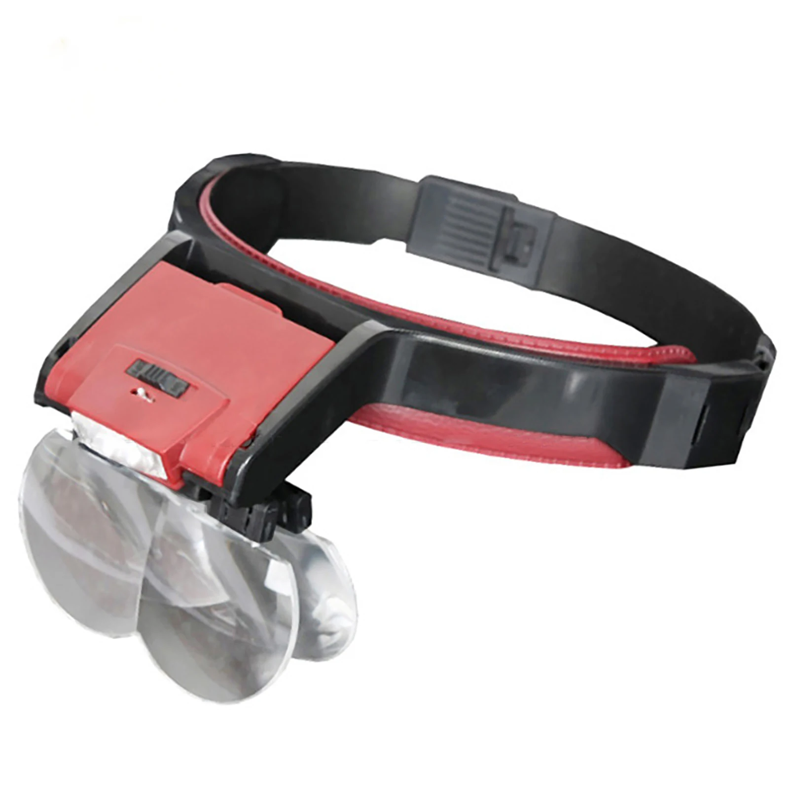 Hands Free Head Magnifier Battery Operated Headband Magnifying Glass with LED Light 4 Lens
Hands Free Head Magnifier Battery Operated Headband Magnifying Glass with LED Light 4 Lens
