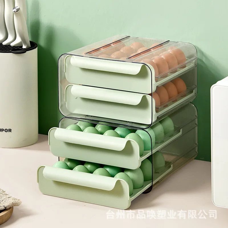 Home multifunctional drawer type egg storage box plastic food preservation organizer box kitchen egg box anti-fall accessories
Home multifunctional drawer type egg storage box plastic food preservation organizer box kitchen egg box anti-fall accessories