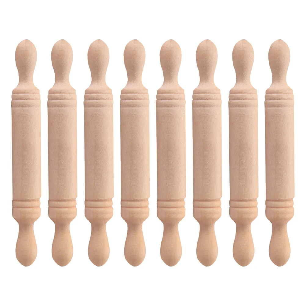8pcs Mini Kitchen Tool Miniature Rolling Pin Miniature Food Playing Accessory Dollhouse miniatures Snacks
8pcs Mini Kitchen Tool Miniature Rolling Pin Miniature Food Playing Accessory Dollhouse miniatures Snacks