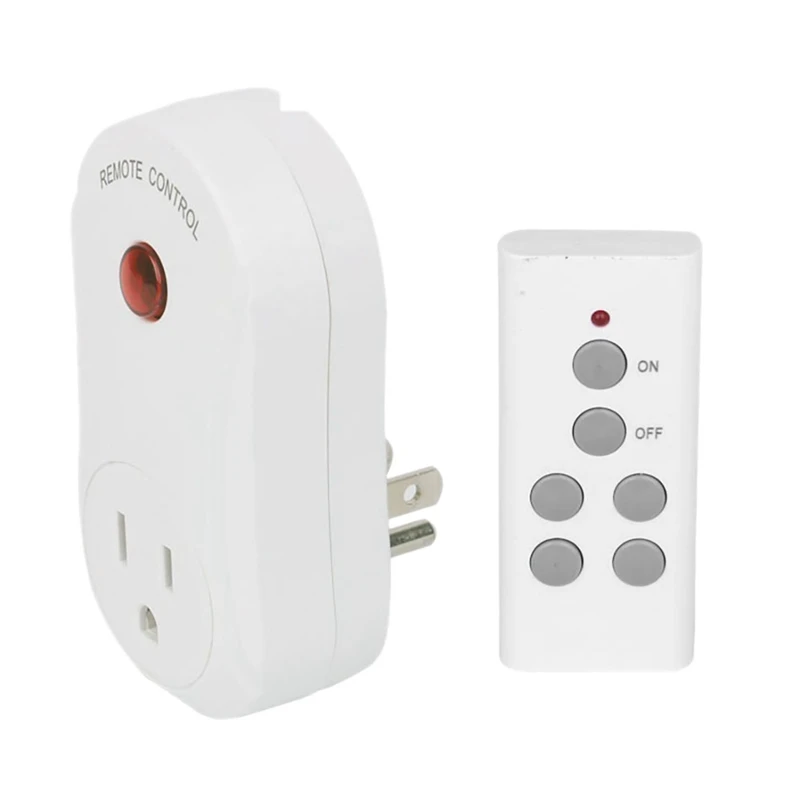 GTBL Wireless Remote Control Smart Electrical Outlet Switch For Lights Fans Small Appliance Long Range US Plug
GTBL Wireless Remote Control Smart Electrical Outlet Switch For Lights Fans Small Appliance Long Range US Plug