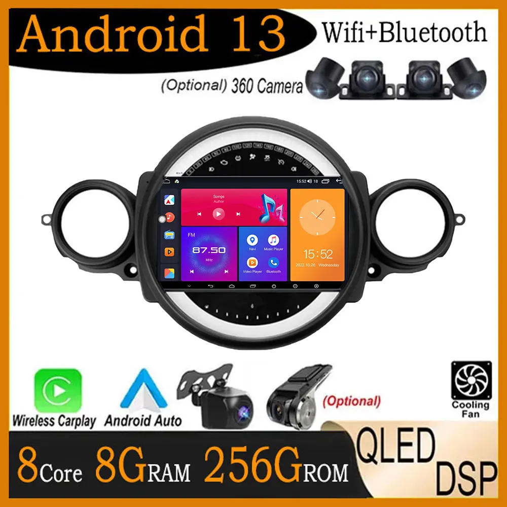 9 ''QLED 2000*1200P экран Android 13 для BMW Mini 2007 - 2015 Автомобильный плеер видео GPS навигация Мультимедиа 4G Lte
9 ''QLED 2000*1200P экран Android 13 для BMW Mini 2007 - 2015 Автомобильный плеер видео GPS навигация Мультимедиа 4G Lte