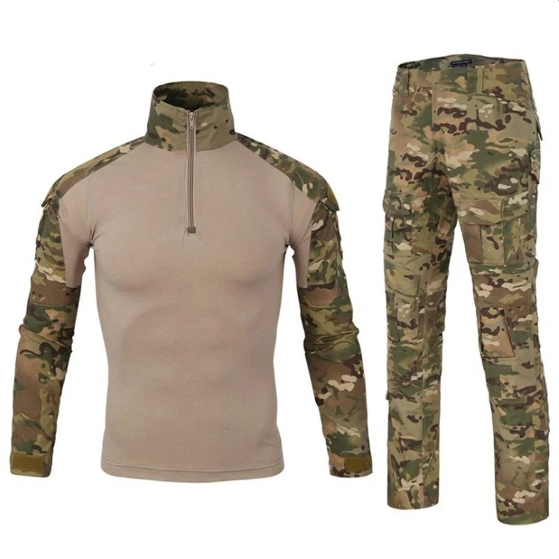 Men's Camouflage Tactical Shirts Frog Suit Quick-Drying Breathable Combat Army Military Hunting Uniform Sets Clothing Militaire
Men's Camouflage Tactical Shirts Frog Suit Quick-Drying Breathable Combat Army Military Hunting Uniform Sets Clothing Militaire