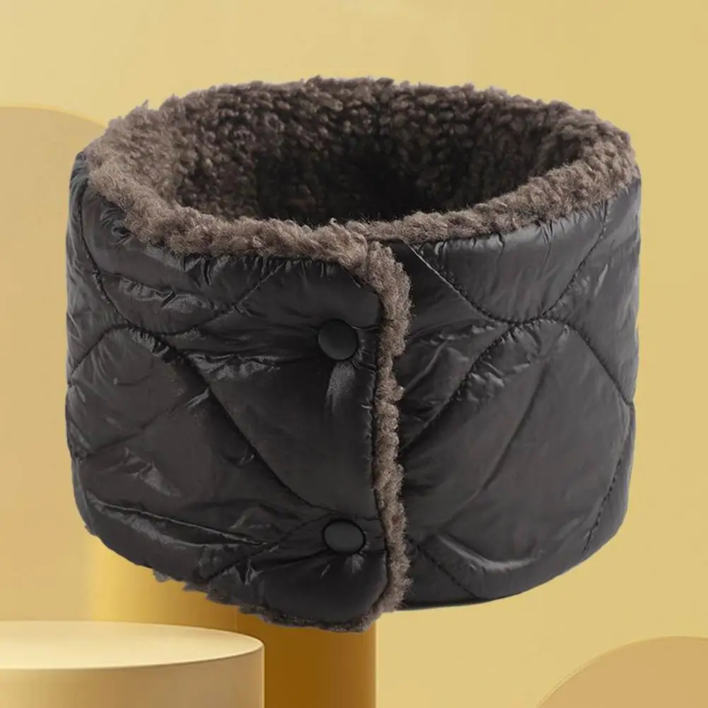 Unisex Neckerchief Down Thickened Solid Color Buttons Autumn Winter Fleece Lined Men Women Scarf Daily Wear
Unisex Neckerchief Down Thickened Solid Color Buttons Autumn Winter Fleece Lined Men Women Scarf Daily Wear