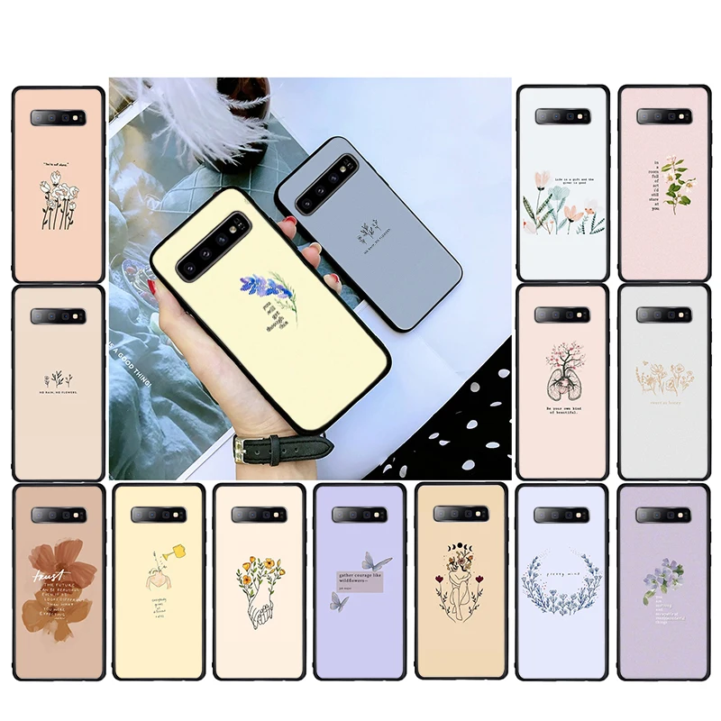 Art Aesthetic Flower Word Quotes Printed Phone Case For Samsung S23 S22 S20 Ultra S20 S22 Plus S10 S9 Plus S21 Plus S10E Plus
Art Aesthetic Flower Word Quotes Printed Phone Case For Samsung S23 S22 S20 Ultra S20 S22 Plus S10 S9 Plus S21 Plus S10E Plus