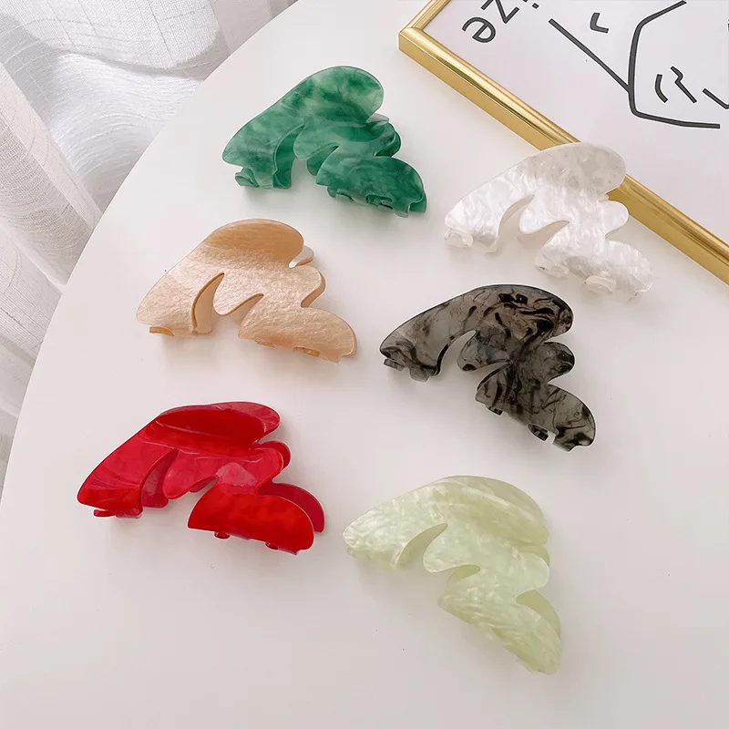 Large Dongdamen Mermaid Color Acetic Acid Grab Clip Hair Volume French Back Head Triangular Irregular Hair Clip Hair Claw Female
Large Dongdamen Mermaid Color Acetic Acid Grab Clip Hair Volume French Back Head Triangular Irregular Hair Clip Hair Claw Female