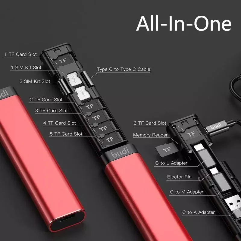 Stick Multi-Function Portable Universal Smart Adapter Card TF Card conversion head universal storage USB data phone cable
Stick Multi-Function Portable Universal Smart Adapter Card TF Card conversion head universal storage USB data phone cable