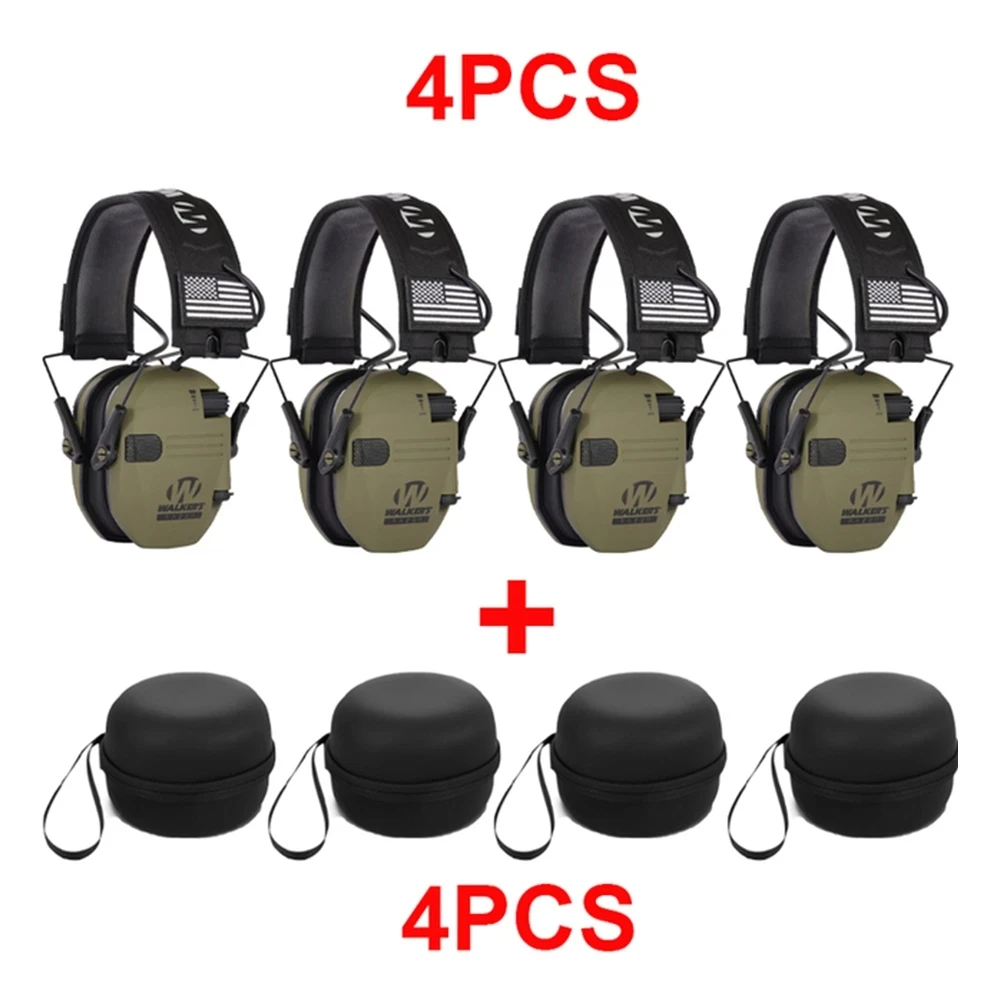 1PCS/4PCS Electronic Shooting Earmuff Impact Sport Anti-noise Ear Protector Sound Amplification Tactical Hear Protective Headset
1PCS/4PCS Electronic Shooting Earmuff Impact Sport Anti-noise Ear Protector Sound Amplification Tactical Hear Protective Headset