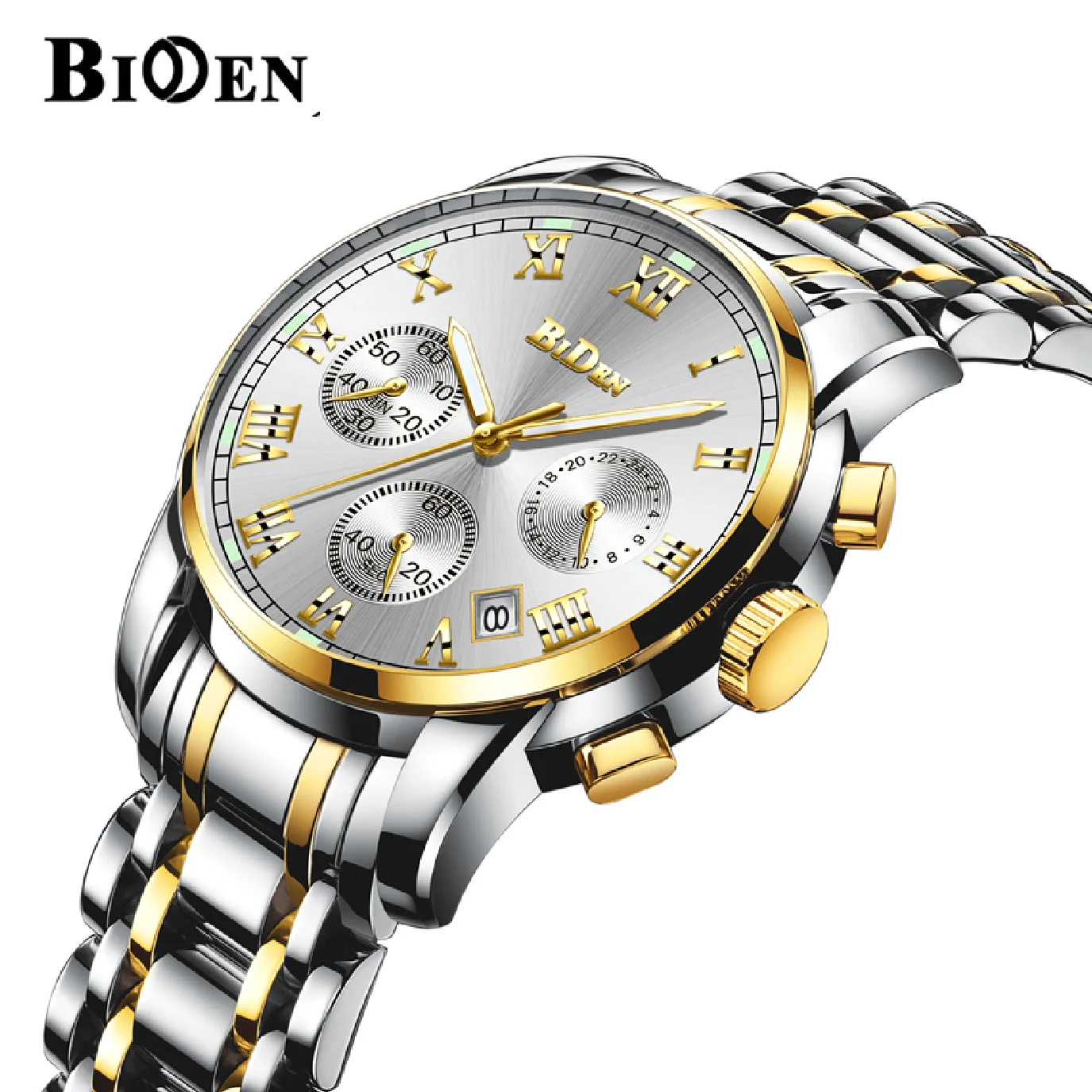 BIDEN Top Brand Watch Men Stainless Steel Business Date Clock Waterproof Luminous Watches Mens Luxury Sport Quartz Wrist Watches
BIDEN Top Brand Watch Men Stainless Steel Business Date Clock Waterproof Luminous Watches Mens Luxury Sport Quartz Wrist Watches