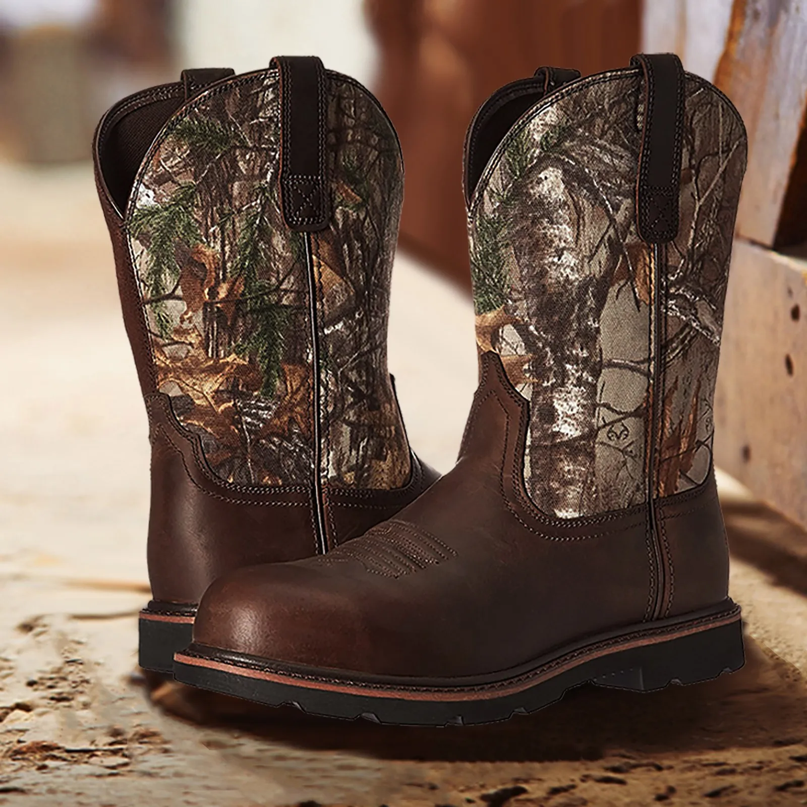 Boots for men vintage Embroidery Cowboy round Toe Chunky Heels Boots men's Western Retro PU Leather middle Botas Mujer
Boots for men vintage Embroidery Cowboy round Toe Chunky Heels Boots men's Western Retro PU Leather middle Botas Mujer