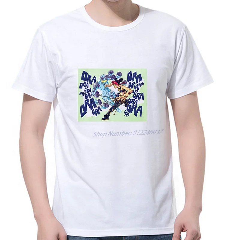 JoJo's Bizarre Adventure Stardust Crusaders graphic t shirts Men Short Sleeved Harajuku Summer Men's clothing
JoJo's Bizarre Adventure Stardust Crusaders graphic t shirts Men Short Sleeved Harajuku Summer Men's clothing