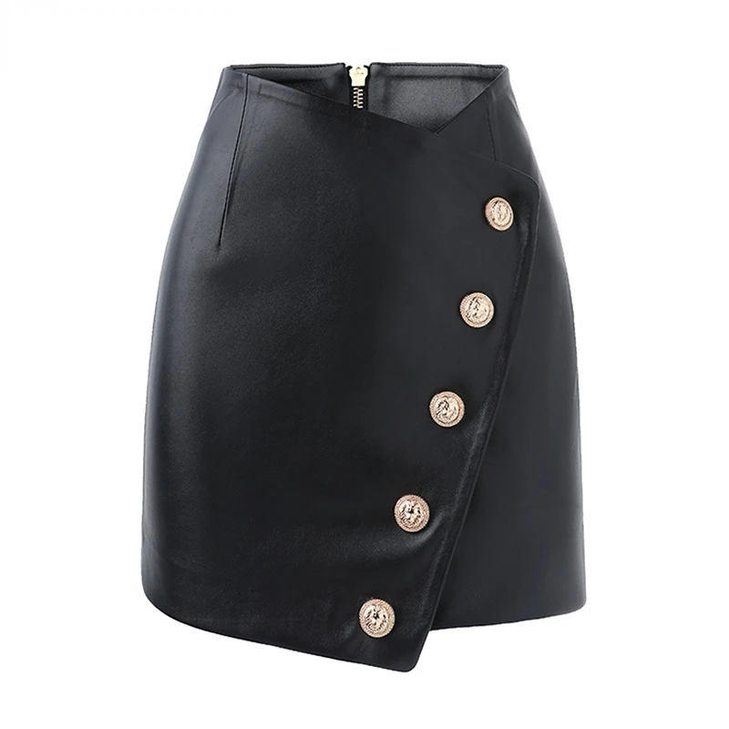 2023 Runway Luxury Designer Elegant Y2K Style Design Sexy Short Length Black PU Leather Pencil Mini Skirt Women Wholesale Price
2023 Runway Luxury Designer Elegant Y2K Style Design Sexy Short Length Black PU Leather Pencil Mini Skirt Women Wholesale Price