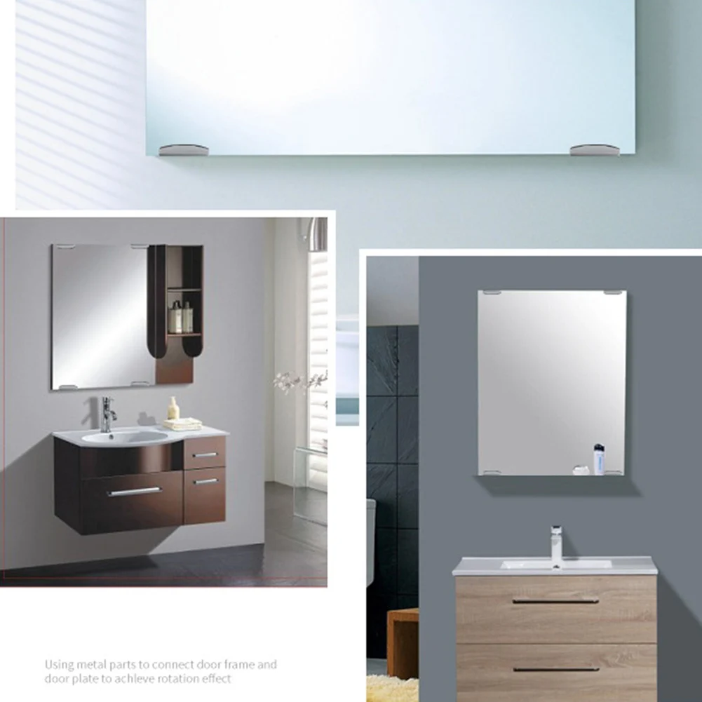 4pcs Square Glass Clamp Zinc Alloy Frameless Bathroom Mirror Glass Wall Mounting Fixing Kit Hardware With Screws Mirror Holder
4pcs Square Glass Clamp Zinc Alloy Frameless Bathroom Mirror Glass Wall Mounting Fixing Kit Hardware With Screws Mirror Holder