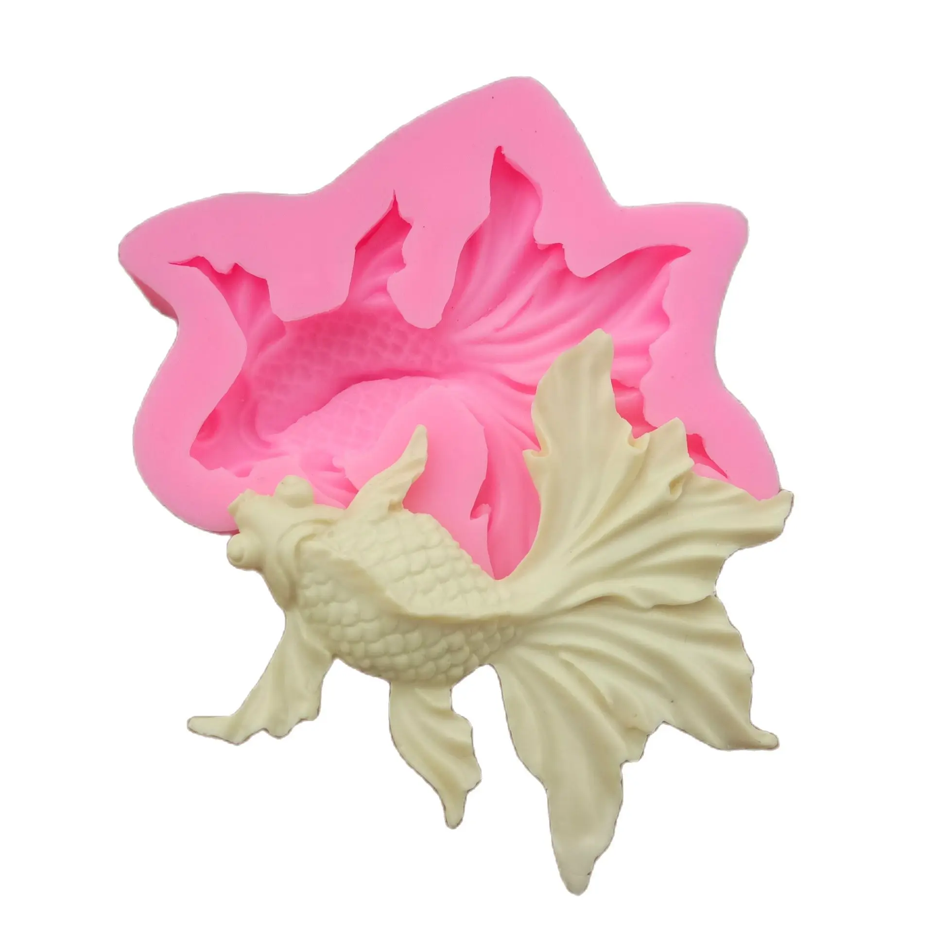 Carp Goldfish Shaped Molds DIY Silicone Soap Mold DIY Fondant Cake Decor Chocolate Sugar Candy Pudding Mould Baking Tool
Carp Goldfish Shaped Molds DIY Silicone Soap Mold DIY Fondant Cake Decor Chocolate Sugar Candy Pudding Mould Baking Tool