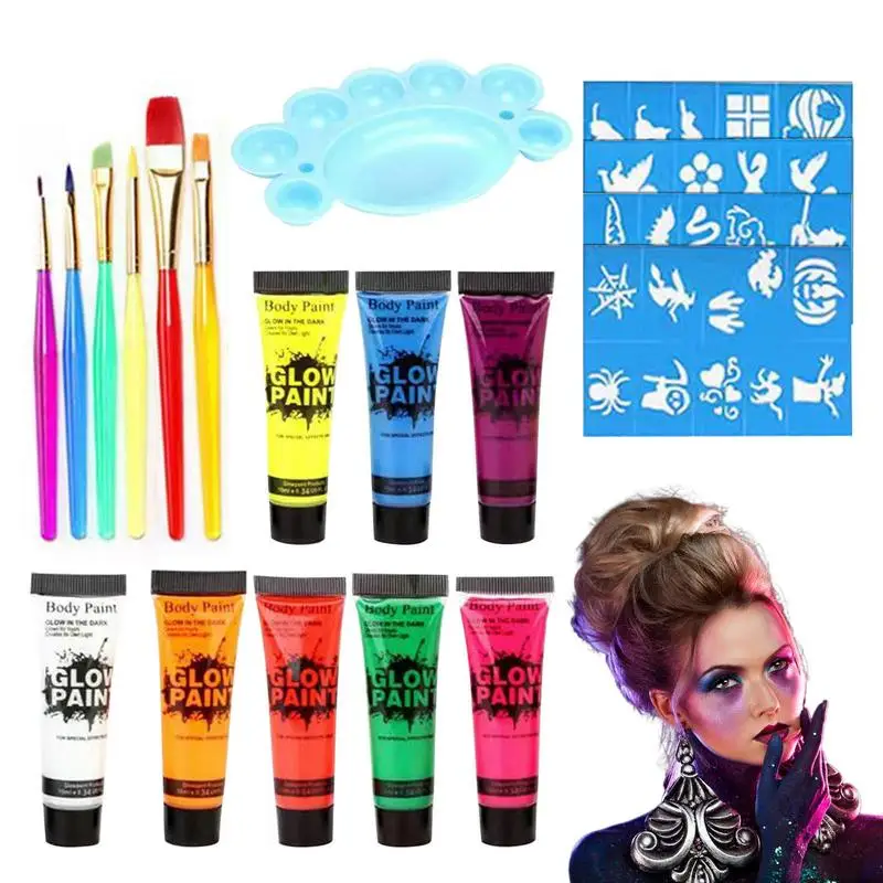 Liquid Body Paint Fluorescent Body Paint For Adults And Kids Water-Soluble Pigments Colors Face Paint And Body Paint Set For
Liquid Body Paint Fluorescent Body Paint For Adults And Kids Water-Soluble Pigments Colors Face Paint And Body Paint Set For