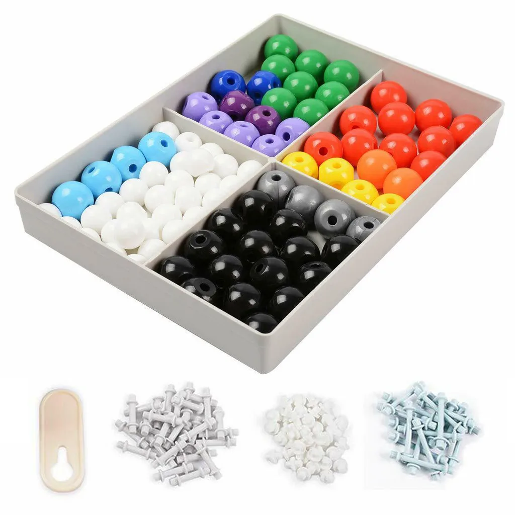 (239 Organic Model Atoms Pieces) Kit Colorful Model Chemistry Bonds Molecular Education
(239 Organic Model Atoms Pieces) Kit Colorful Model Chemistry Bonds Molecular Education