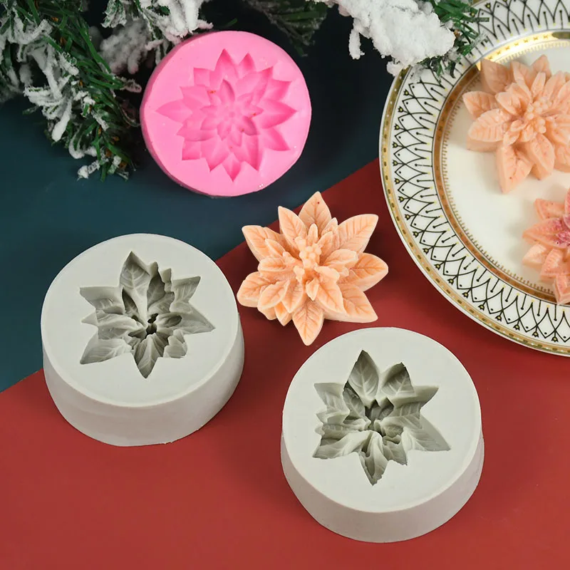 1pcs Holly Leaf Silicone Mold Cake Baking Christmas Decoration DIY Tool Chocolate Soap Red Fruit Flower Candle Mould Kitchenware
1pcs Holly Leaf Silicone Mold Cake Baking Christmas Decoration DIY Tool Chocolate Soap Red Fruit Flower Candle Mould Kitchenware