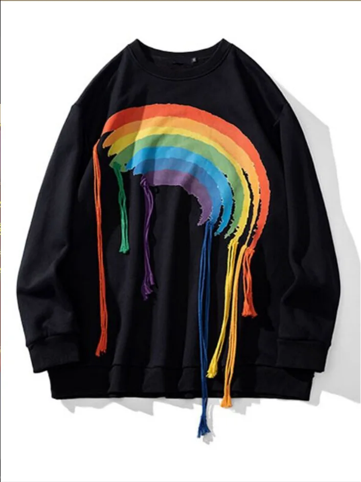 Girls Rainbow Sweater 2022 Early Spring New Children's Fashionable Western Style Spring and Autumn Shirt Trend
Girls Rainbow Sweater 2022 Early Spring New Children's Fashionable Western Style Spring and Autumn Shirt Trend