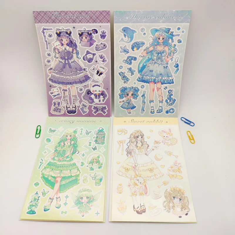 Ins Chinese Original Cartoon Girl Cute Stickers Laser DIY Scrapbooking Collage Stationery Kawaii Decorative Sticker Material
Ins Chinese Original Cartoon Girl Cute Stickers Laser DIY Scrapbooking Collage Stationery Kawaii Decorative Sticker Material
