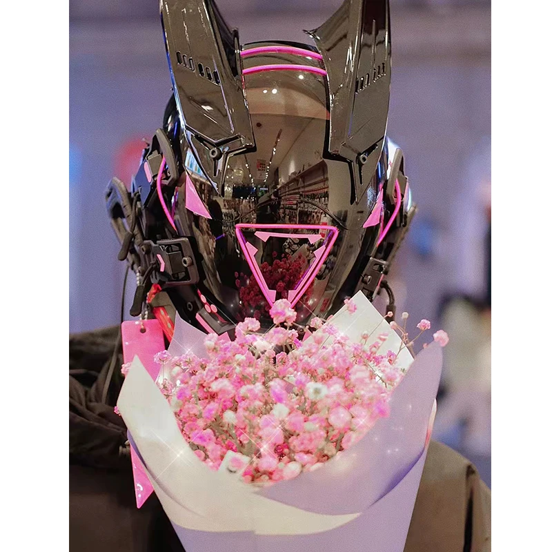 Triangular Cold Light Cyberpunk Mask Mask Cosplay Sci-Fi Equipment Party Music Festival Accessories Adult
Triangular Cold Light Cyberpunk Mask Mask Cosplay Sci-Fi Equipment Party Music Festival Accessories Adult