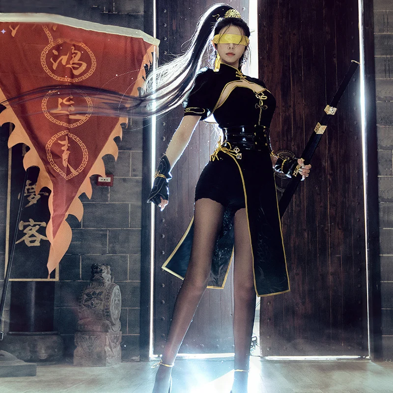 Game Naraka Bladepointcos Ning Hongye Cheongsam Dragon Road Sexy Cosplay Costume Royal Sister Costume Antique Girl
Game Naraka Bladepointcos Ning Hongye Cheongsam Dragon Road Sexy Cosplay Costume Royal Sister Costume Antique Girl