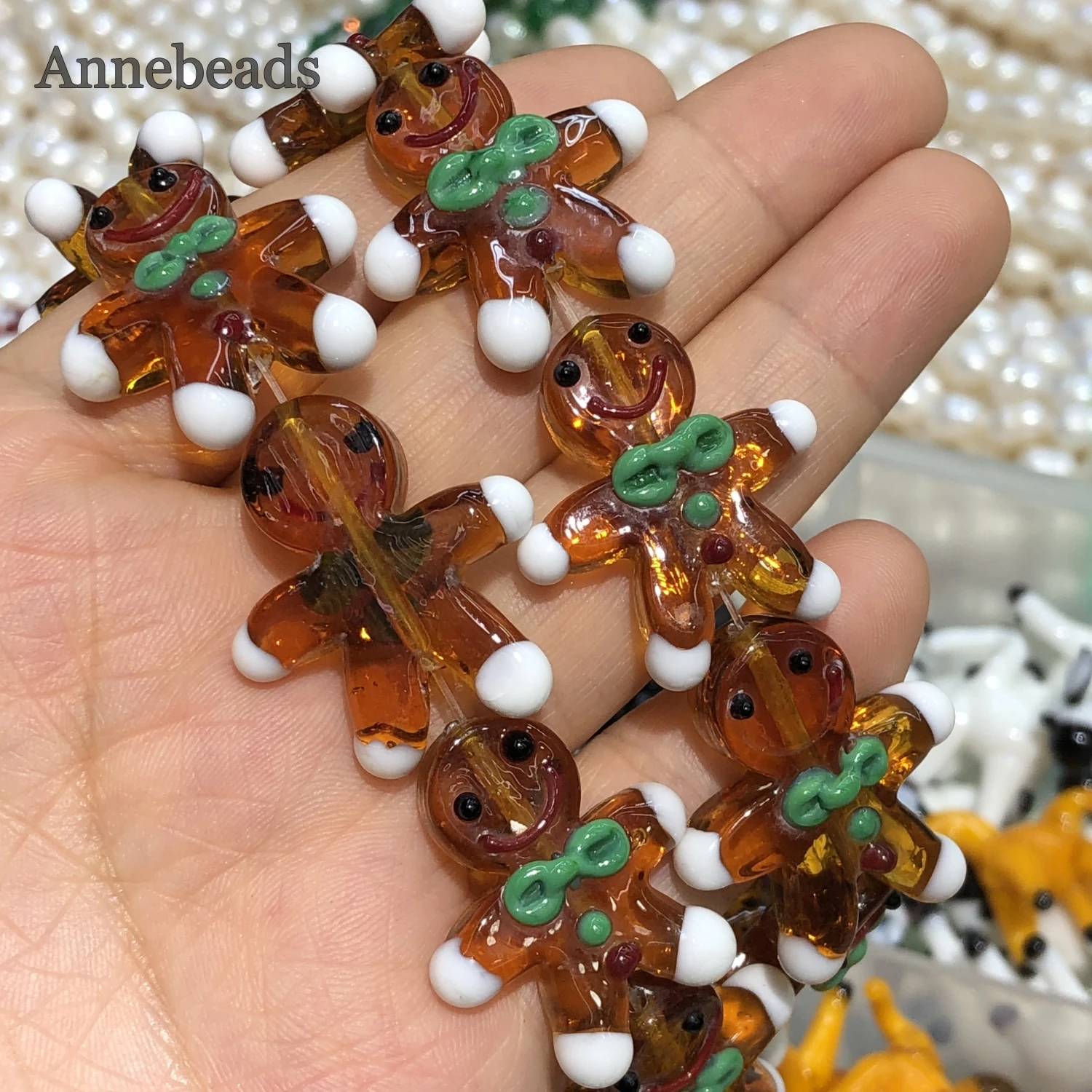 23x28MM Christmas Gingerbread Man Kawaii Lampwork Beads Pendant Charms for Earring Bracelet Necklace Diy Jewelry Making Supplies
23x28MM Christmas Gingerbread Man Kawaii Lampwork Beads Pendant Charms for Earring Bracelet Necklace Diy Jewelry Making Supplies