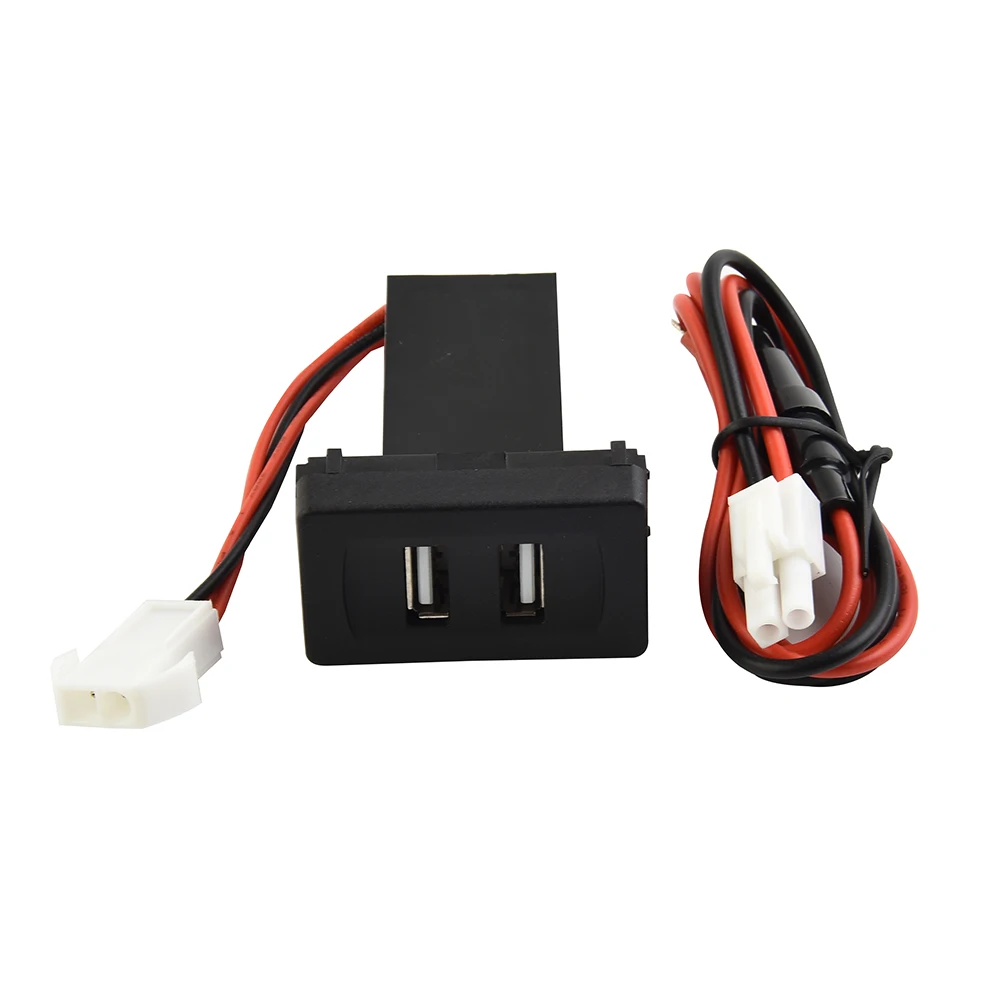 2.1A USB Car Dual USB Port Charger Socket Light Built-In Socket For Transport T4 1. The Real Color Of The Item May Be Slightly D
2.1A USB Car Dual USB Port Charger Socket Light Built-In Socket For Transport T4 1. The Real Color Of The Item May Be Slightly D