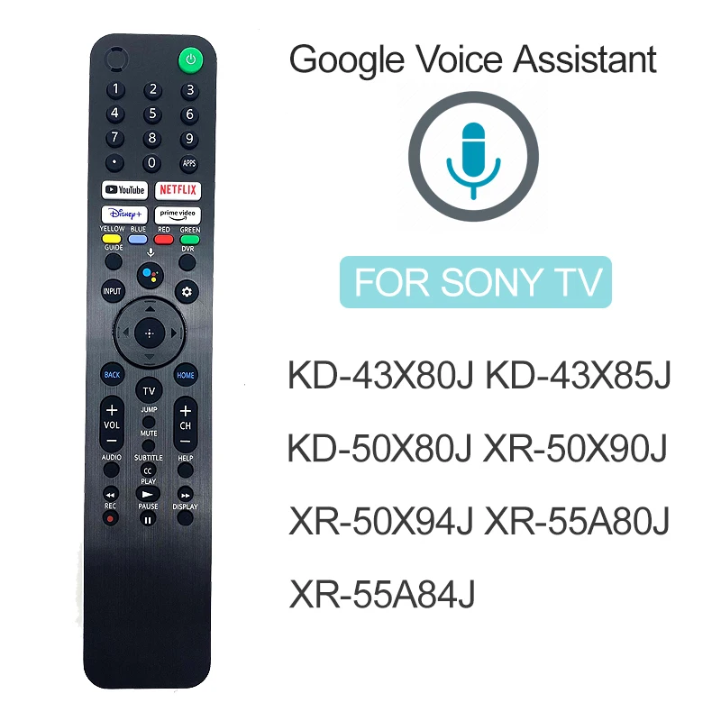 RMF-TX520U Replace For Sony Smart TV Voice Remote Control XR-75X90CJ KD75X85J KD65X85J KD85X91CJ KD55X85J XR65A80J
RMF-TX520U Replace For Sony Smart TV Voice Remote Control XR-75X90CJ KD75X85J KD65X85J KD85X91CJ KD55X85J XR65A80J