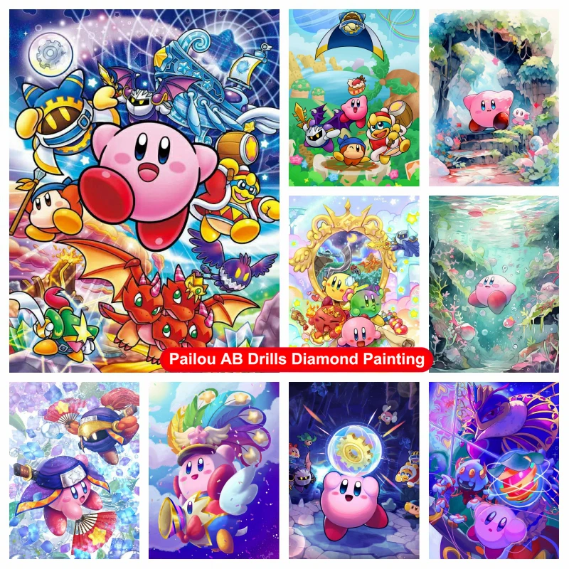 Cute K-Kirby 5d Ab Drills Diamond Mosaic Painting Art Dream Land Cartoon Video Game Full Crystal Cross Stitch Kids Gift Decor
Cute K-Kirby 5d Ab Drills Diamond Mosaic Painting Art Dream Land Cartoon Video Game Full Crystal Cross Stitch Kids Gift Decor