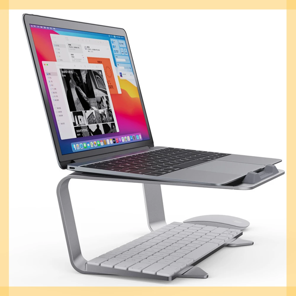 Aluminum Laptop Stand Portable Notebook Support Holder For Macbook Pro iPad Air Computer Tablet Riser Cooling Bracket
Aluminum Laptop Stand Portable Notebook Support Holder For Macbook Pro iPad Air Computer Tablet Riser Cooling Bracket