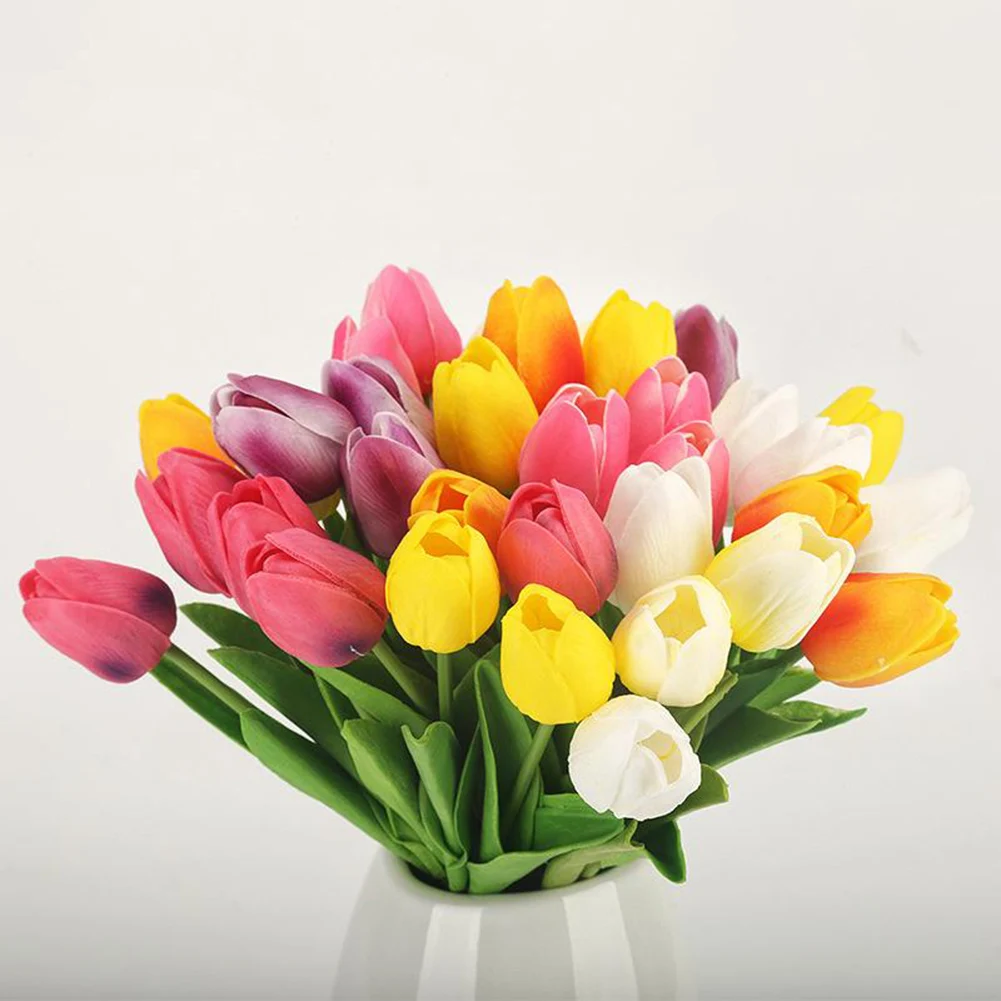 1pcs Tulip Artificial Flower Real Touch Artificial Bouquet Fake Flower For Wedding Decoration Flowers Home Garden Decor
1pcs Tulip Artificial Flower Real Touch Artificial Bouquet Fake Flower For Wedding Decoration Flowers Home Garden Decor