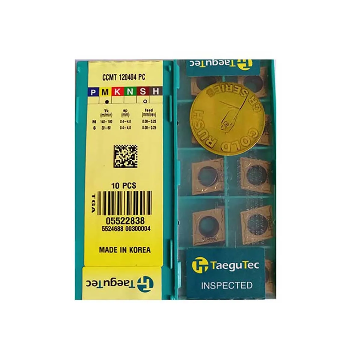 TaeguTec 100% Original CCMT CCMT12 CCMT120408 MT TT8020 PC TT8115 TT9080 Medium Carbide Turning Inserts
TaeguTec 100% Original CCMT CCMT12 CCMT120408 MT TT8020 PC TT8115 TT9080 Medium Carbide Turning Inserts