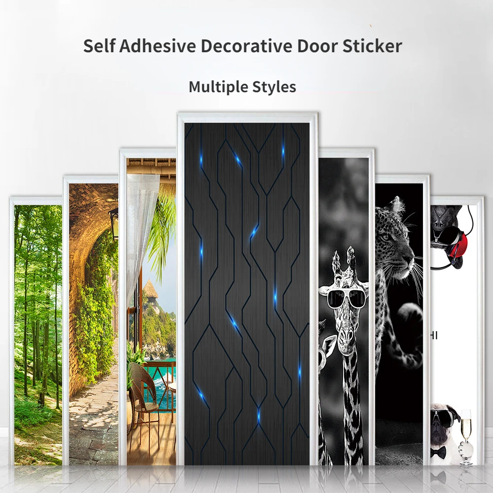 2pcs Creative Simulation Door Stickers Bedroom Sliding Door Living Room Door Trim Self-adhesive Removable Wallpaper Stickers
2pcs Creative Simulation Door Stickers Bedroom Sliding Door Living Room Door Trim Self-adhesive Removable Wallpaper Stickers