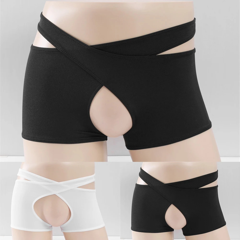 Men Crotchless Panties Cotton Open Back Boxer Shorts Hollow Underpants Briefs Lingerie Jockstrap Mens Underwear G-String Bikinis
Men Crotchless Panties Cotton Open Back Boxer Shorts Hollow Underpants Briefs Lingerie Jockstrap Mens Underwear G-String Bikinis